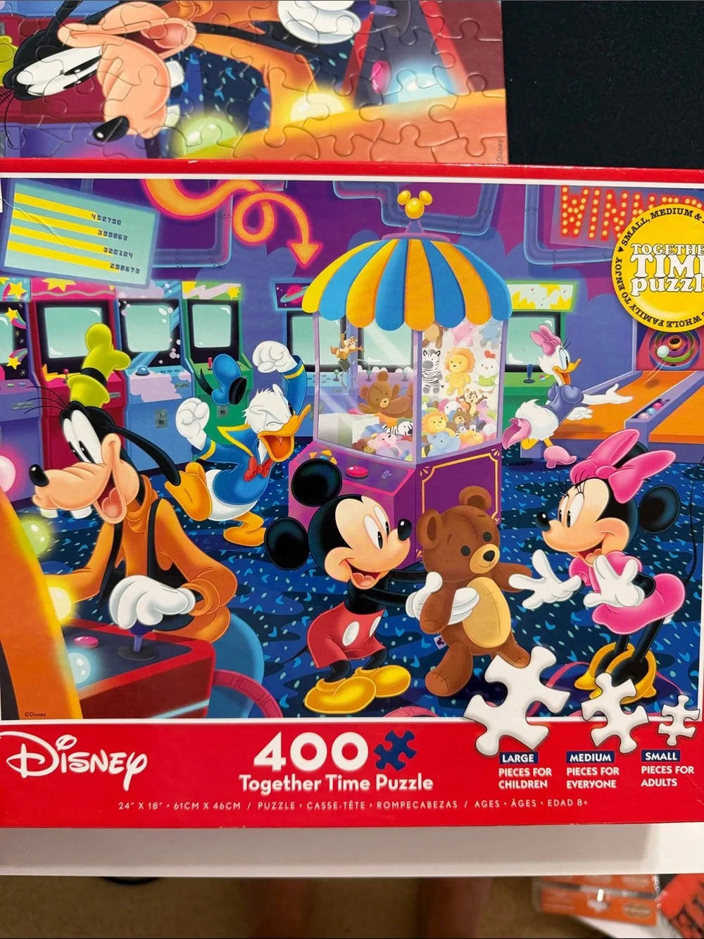 Disney Mickey & Friends Arcade Puzzle - Purple, Pink, Blue, Yellow